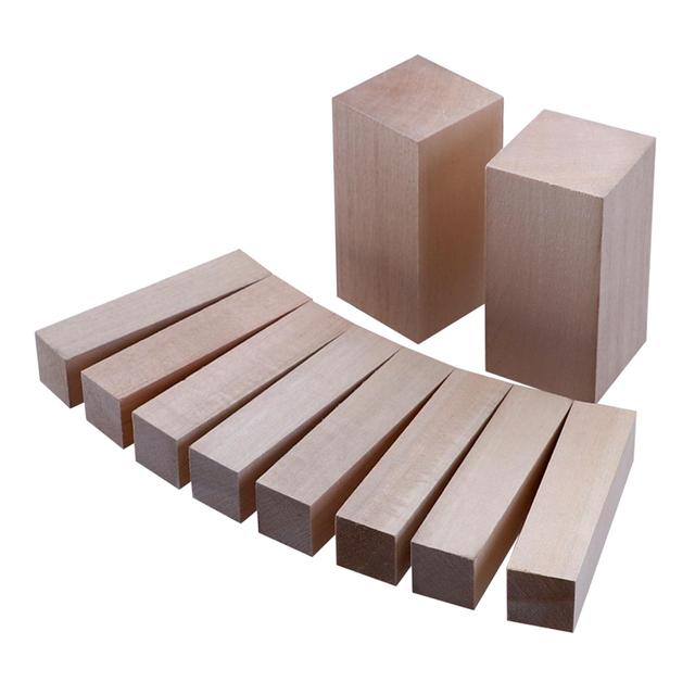 10x Basswood Carving Blocks Wood Carving Turning Blanks Premium